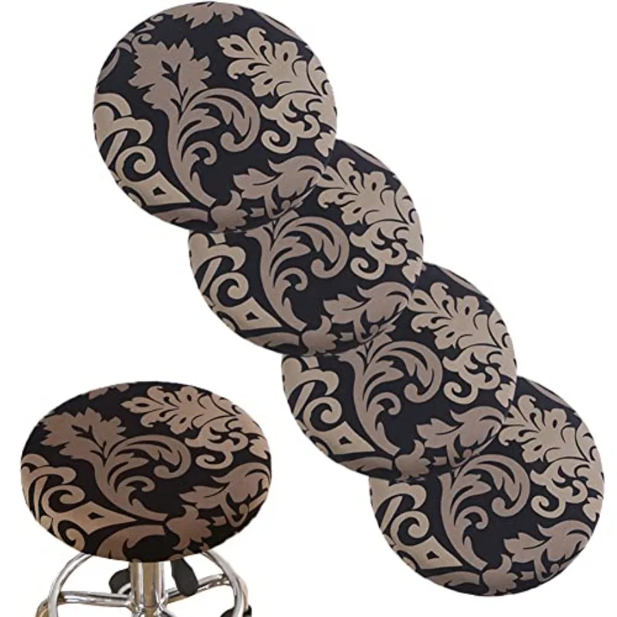 ANWUCHEN Stool Covers Round, 4 Pack Stretch Round Bar Stool Covers Elastic Bar Stool Seat Covers Round Stool Cushion Slipcover
ANWUCHEN Stool Covers Round, 4 Pack Stretch Round Bar Stool Covers Elastic Bar Stool Seat Covers Round Stool Cushion Slipcover