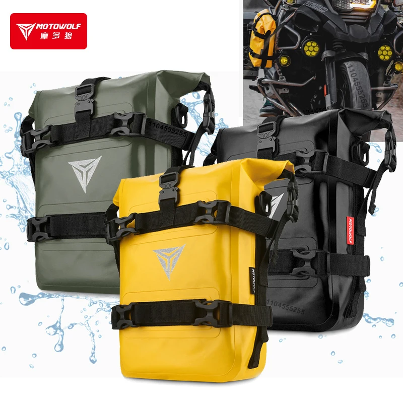 Motowolf Motorcycle Frame Crash Bars Bag Waterproof Universal Luggage Side Bumper Bag Backpack Moto Repair Tool Placement Bag
Motowolf Motorcycle Frame Crash Bars Bag Waterproof Universal Luggage Side Bumper Bag Backpack Moto Repair Tool Placement Bag