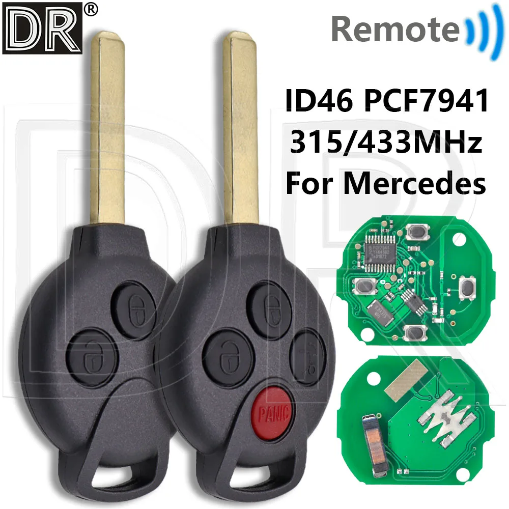 Отличный ID46 PCF7941 315/433 МГц KR55WK45144 автомобильный ключ дистанционного управления для Mercedes Benz Smart Fortwo 451 2007-2013
Отличный ID46 PCF7941 315/433 МГц KR55WK45144 автомобильный ключ дистанционного управления для Mercedes Benz Smart Fortwo 451 2007-2013