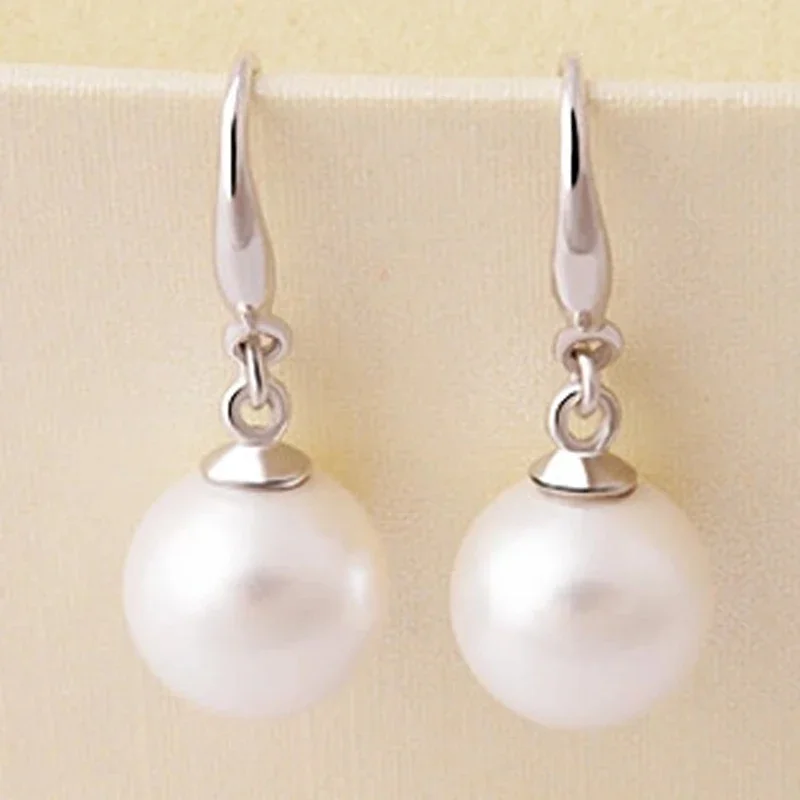 Hot Female Earring 925 Sterling Silver Natural Round Pearl Earrings for Women Long Tassel Ear Accessories Wholesale Wedding Gift
Hot Female Earring 925 Sterling Silver Natural Round Pearl Earrings for Women Long Tassel Ear Accessories Wholesale Wedding Gift