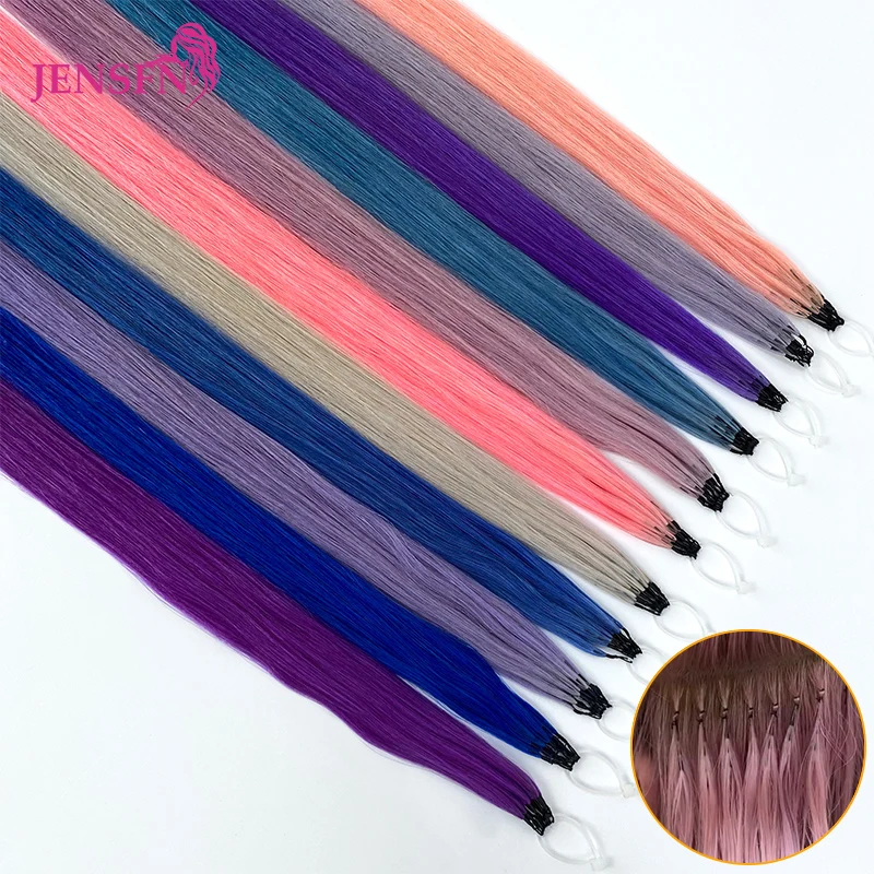 JENSFN Micro feather new hair extensions Human Hair Straight Hand knitting 20 Inch 0.8g/Strand Color Hair salon supplies
JENSFN Micro feather new hair extensions Human Hair Straight Hand knitting 20 Inch 0.8g/Strand Color Hair salon supplies