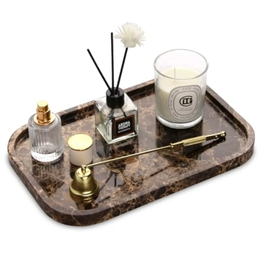 Marble Bathroom Vanity Tray Natural Marble Home Kitchen Table Tray Stone Decorative Countertop Serving Organizer for Dresser Co
Marble Bathroom Vanity Tray Natural Marble Home Kitchen Table Tray Stone Decorative Countertop Serving Organizer for Dresser Co