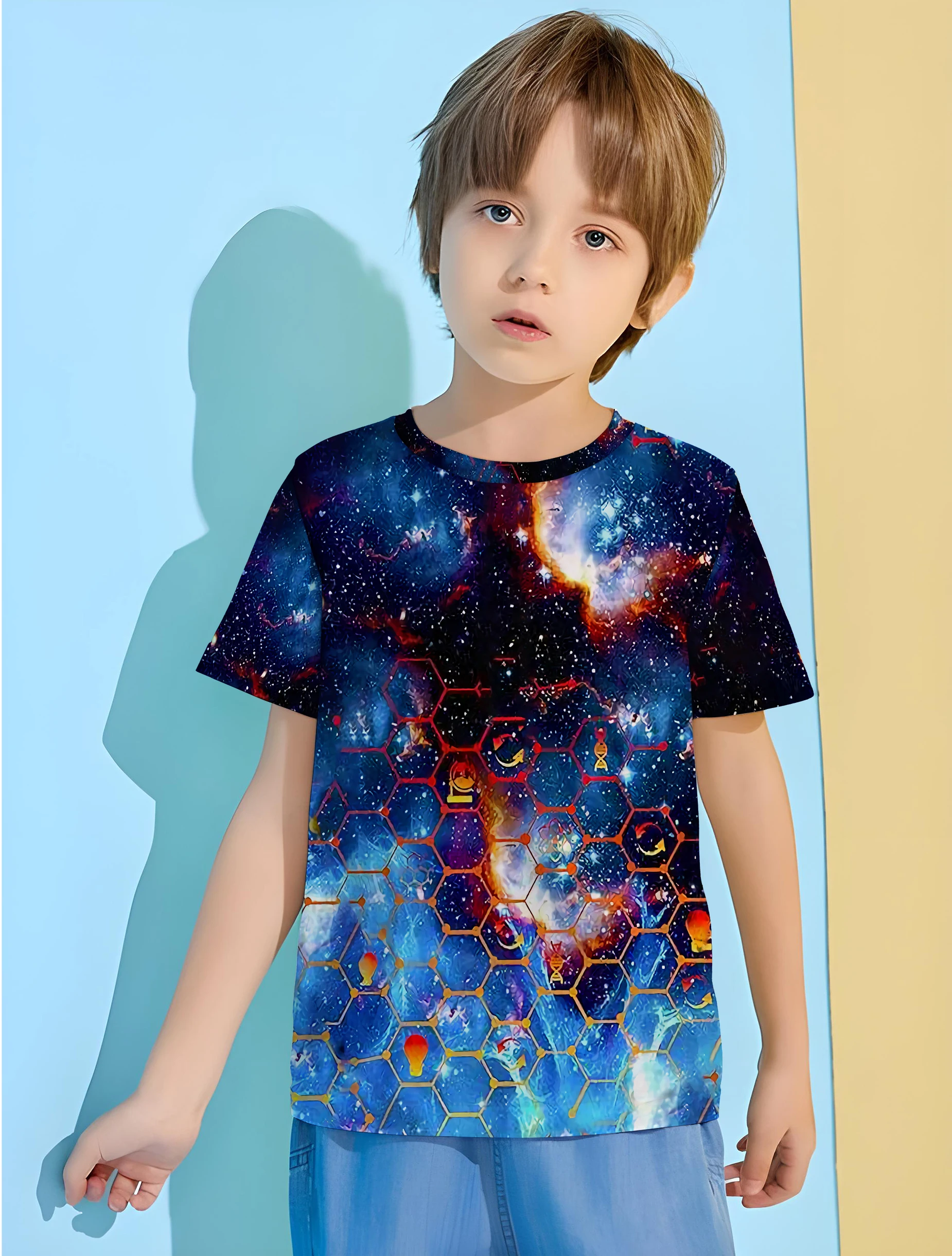 Space Grid Children's T-shirts Baby Boy Clothes 8 to 10 Years Male T-shirty T-shirts for Boys 2024 Kids Spring Clothes Tops Top
Space Grid Children's T-shirts Baby Boy Clothes 8 to 10 Years Male T-shirty T-shirts for Boys 2024 Kids Spring Clothes Tops Top