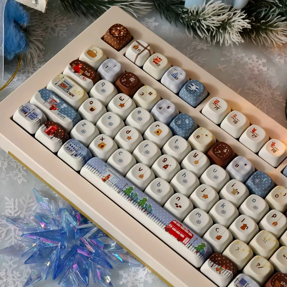 PBT Keycaps Christmas Story 5-Side Dye Sublimation Mechanical Keyboard Gift for Gamer Custom DIY
PBT Keycaps Christmas Story 5-Side Dye Sublimation Mechanical Keyboard Gift for Gamer Custom DIY