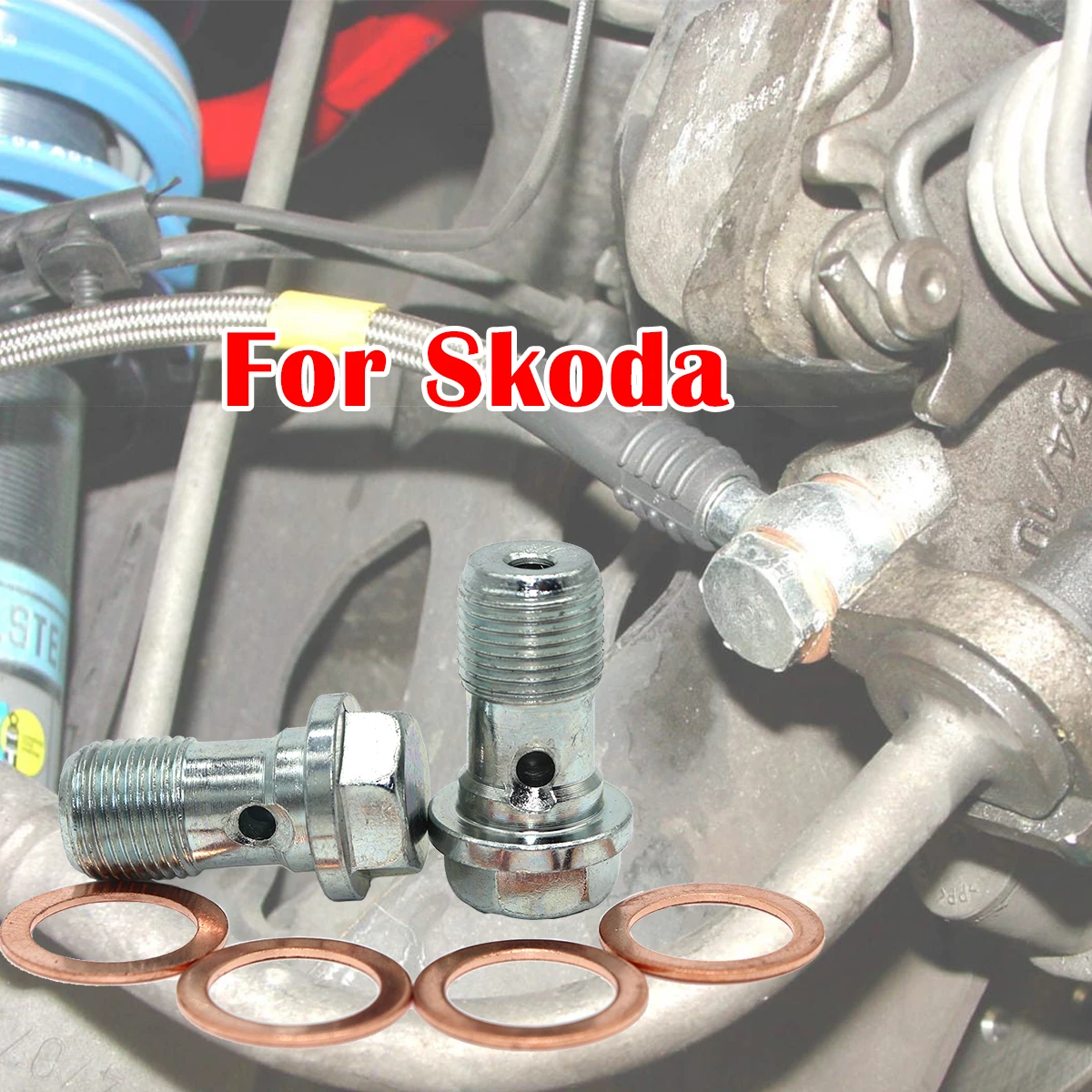 Front Rear Left Right Caliper Hose Lines Banjo Fittings Bolts Copper Sealing Crush Washers For Skoda Fabia MK1 Octavia RS 1.8
Front Rear Left Right Caliper Hose Lines Banjo Fittings Bolts Copper Sealing Crush Washers For Skoda Fabia MK1 Octavia RS 1.8
