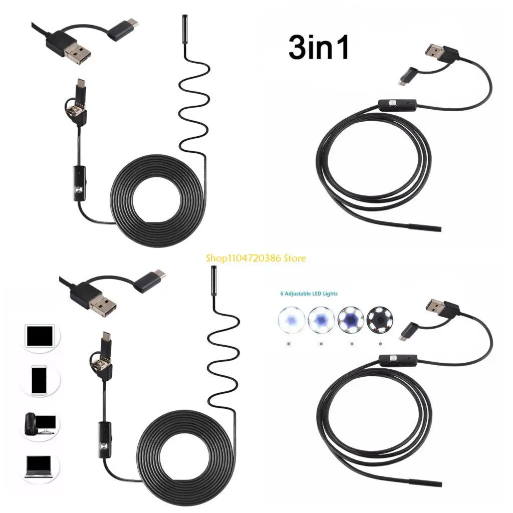 K0EA Compact Endoscope Camera Adjustable LED Light Endoscope Pipe Inspection Camera for Detailed Inspections in Tight space
K0EA Compact Endoscope Camera Adjustable LED Light Endoscope Pipe Inspection Camera for Detailed Inspections in Tight space