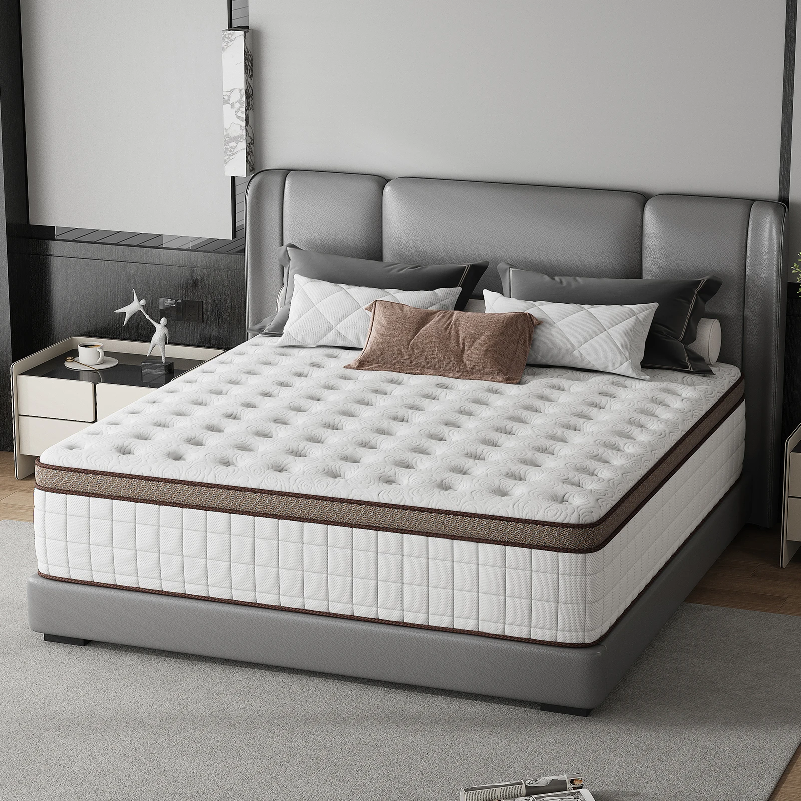 12 Inch 10inch 8inch 14inch Twin Full Queen King Size Multiple Sizes Multilayer Hybrid Mattress Medium Firm Feel Ergonomic Design with Memory Foam And Pocket Spring Styles Available
12 Inch 10inch 8inch 14inch Twin Full Queen King Size Multiple Sizes Multilayer Hybrid Mattress Medium Firm Feel Ergonomic Design with Memory Foam And Pocket Spring Styles Available