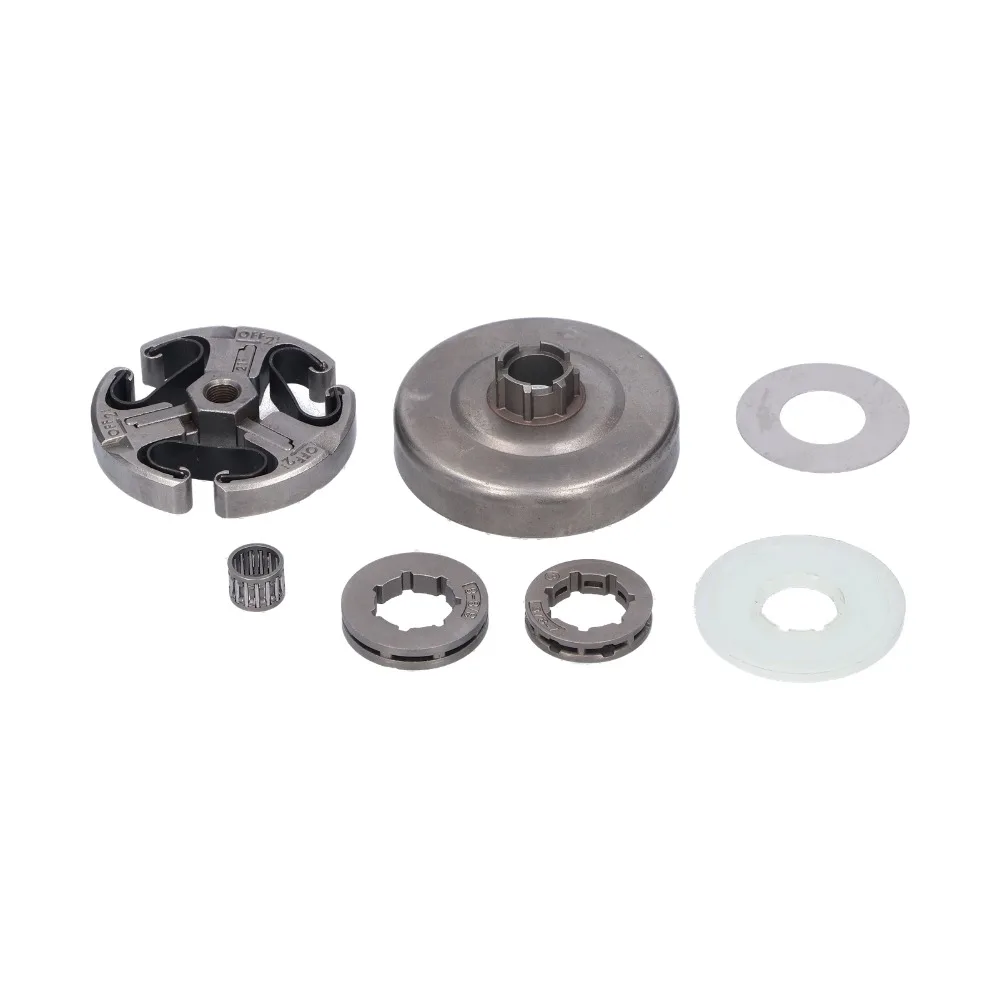 Silver Clutch Drum Bearing Kit Metal Round Clutch Drum Sprocket Easy to Install Compact for Husqvarna 61 66 162 266 268 272 XP
Silver Clutch Drum Bearing Kit Metal Round Clutch Drum Sprocket Easy to Install Compact for Husqvarna 61 66 162 266 268 272 XP