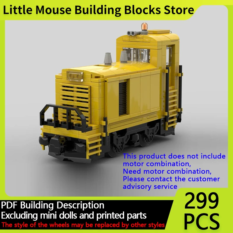 City Car Model MOC Building Bricks 2 Axle Switcher Diesel Locomotive Modular Technology Gifts Holiday Assemble Children Toy Suit
City Car Model MOC Building Bricks 2 Axle Switcher Diesel Locomotive Modular Technology Gifts Holiday Assemble Children Toy Suit