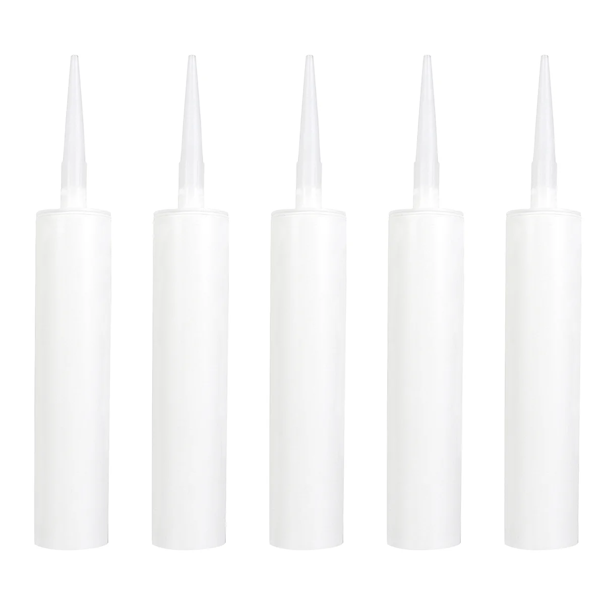 5 Pcs Empty Caulk Tubes Reusable White Plastic Dispenser Bottles for Home Improvement Construction Tool Refillable Sealant
5 Pcs Empty Caulk Tubes Reusable White Plastic Dispenser Bottles for Home Improvement Construction Tool Refillable Sealant