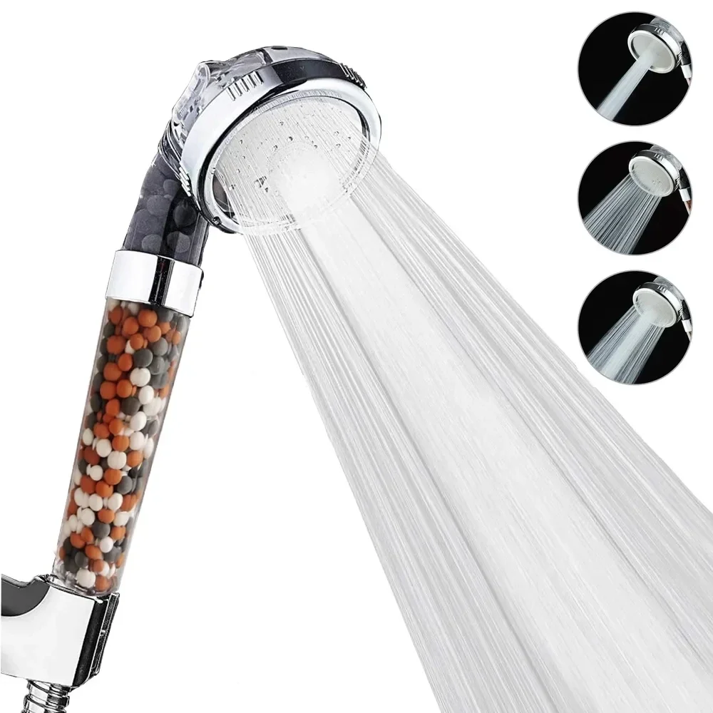 New 3 Functions High Pressure SPA Shower Head Water Saving Handheld Rainfall Bathroom Accessories Anion Filter Shower Cat shower
New 3 Functions High Pressure SPA Shower Head Water Saving Handheld Rainfall Bathroom Accessories Anion Filter Shower Cat shower
