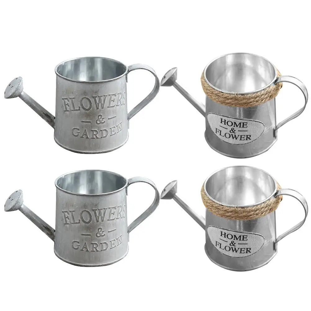4 Pcs Tin Watering Can Flower Storage Container Bucket Vintage Planter Outdoor Gardening Adornment Iron
4 Pcs Tin Watering Can Flower Storage Container Bucket Vintage Planter Outdoor Gardening Adornment Iron