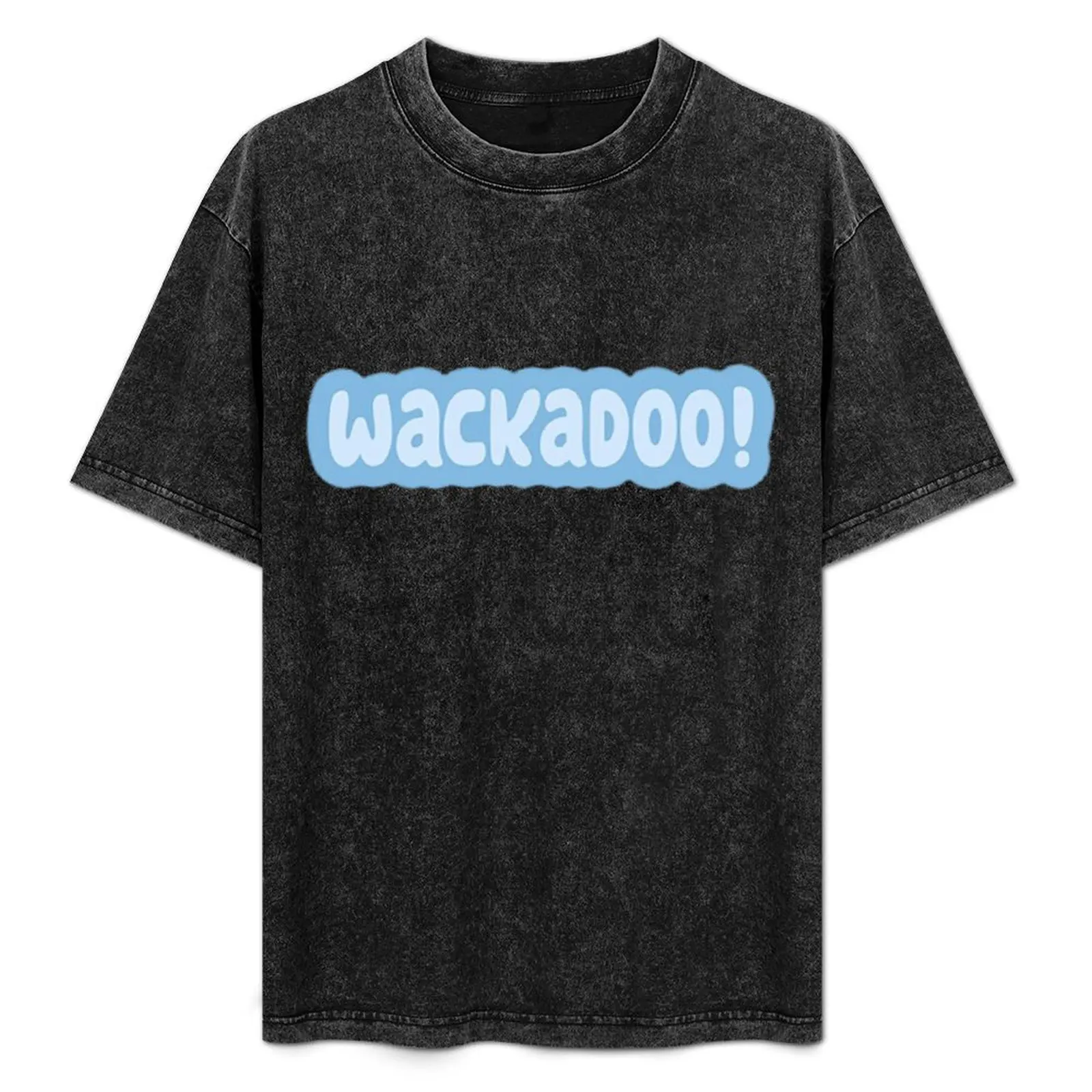 Wackadoo! (blue) T-Shirt Simple Casual Short Sleeve Tee
Wackadoo! (blue) T-Shirt Simple Casual Short Sleeve Tee
