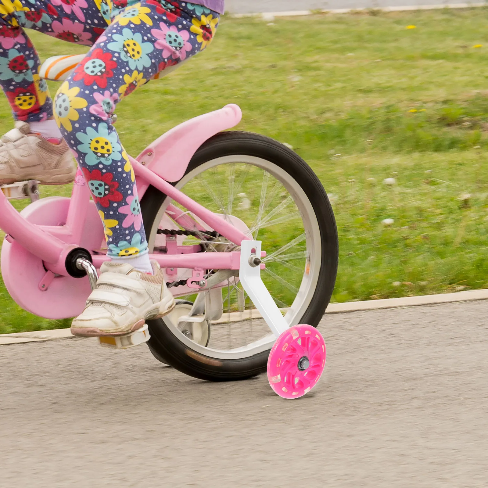 Bike Training Wheels Auxiliary Kids Girls Pink Stabilizer Child Bikes Durable Safe Adjustable Easy Assemble High Strength
Bike Training Wheels Auxiliary Kids Girls Pink Stabilizer Child Bikes Durable Safe Adjustable Easy Assemble High Strength