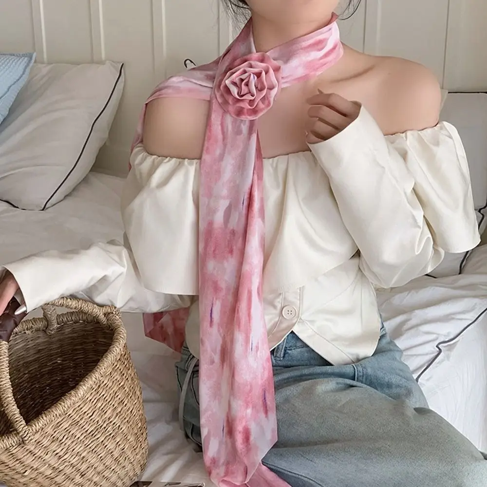Bow Ties Long Silk Scarf Cravat Wrap Polka Dot Scarves Collocation Clothing Accessories Neckerchief Decoration
Bow Ties Long Silk Scarf Cravat Wrap Polka Dot Scarves Collocation Clothing Accessories Neckerchief Decoration