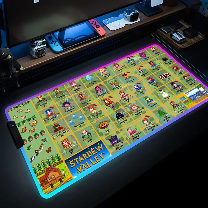 Mouse Pad Anime Carpe RGB PC Gamer Computer Mousepad Varmilo LED Stardew Valley Pixel Keyboard Pad Gaming Accessories Desk Mat
Mouse Pad Anime Carpe RGB PC Gamer Computer Mousepad Varmilo LED Stardew Valley Pixel Keyboard Pad Gaming Accessories Desk Mat