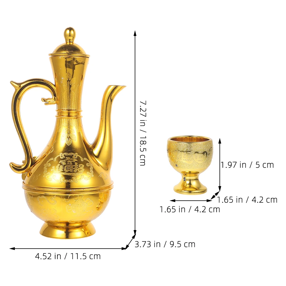 Exquisite Set Offering Retro Temple Worship Cup PP Material Water Kettle Dirt Resistant Simple Design
Exquisite Set Offering Retro Temple Worship Cup PP Material Water Kettle Dirt Resistant Simple Design