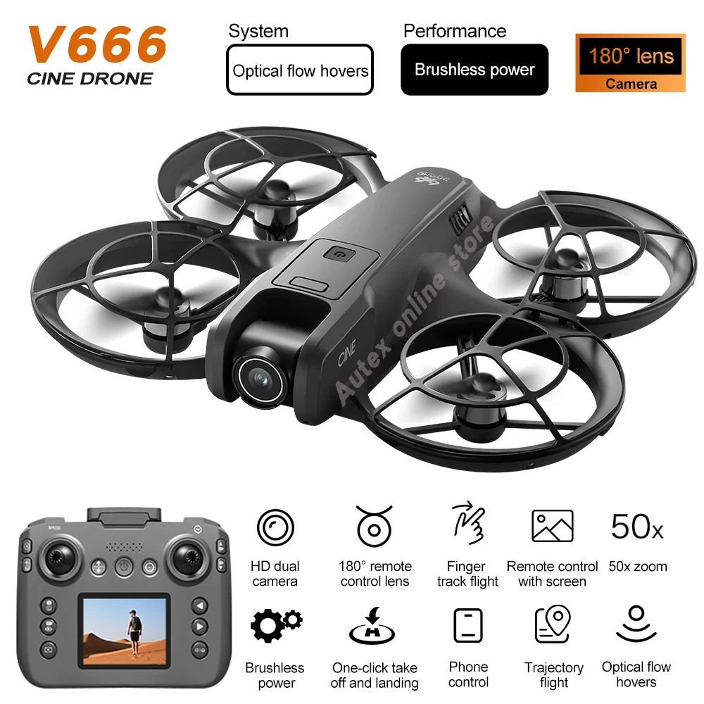 V666 4k Professional Drone With Camera 5G WiFi Bruless motor Mini Stunt Dron Pocket Remote Control Helicopter Quadcopter Toy UAV
V666 4k Professional Drone With Camera 5G WiFi Bruless motor Mini Stunt Dron Pocket Remote Control Helicopter Quadcopter Toy UAV