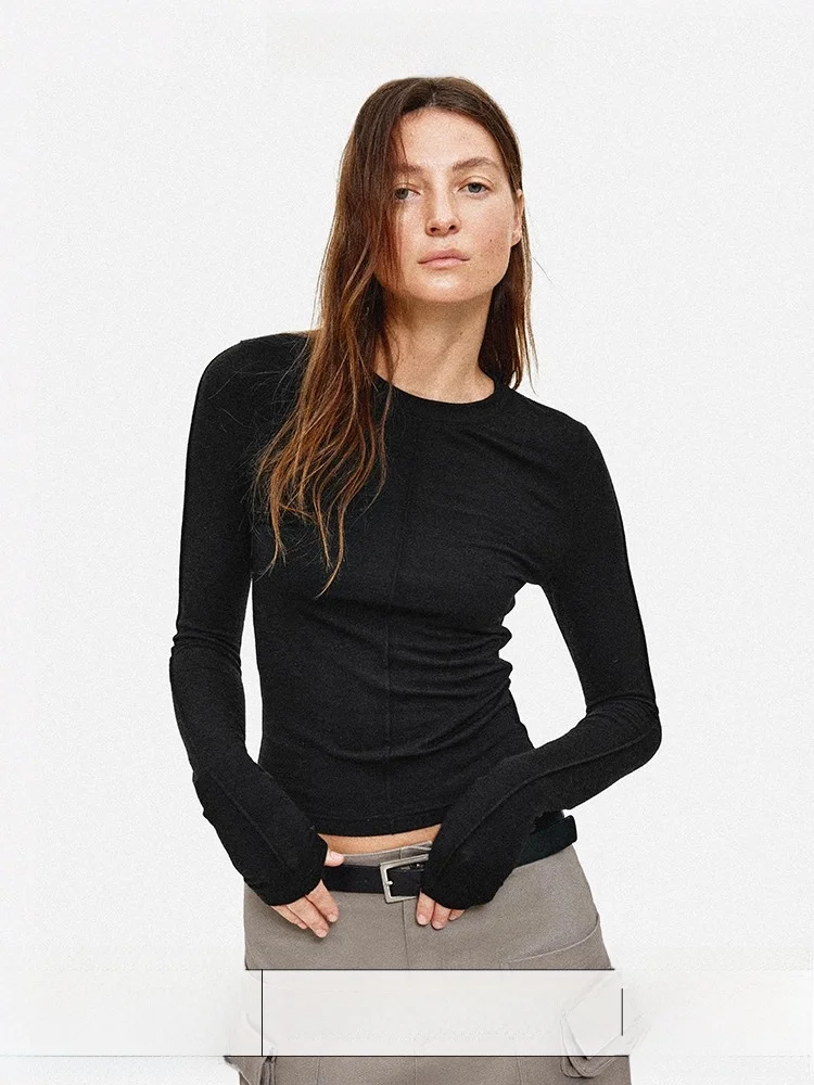 Age of Ascent Autumn Versatile Silk Wool round Ne Slim Fit Base Layer Top Commute Sle ort Length Long Sve Knitwear
Age of Ascent Autumn Versatile Silk Wool round Ne Slim Fit Base Layer Top Commute Sle ort Length Long Sve Knitwear