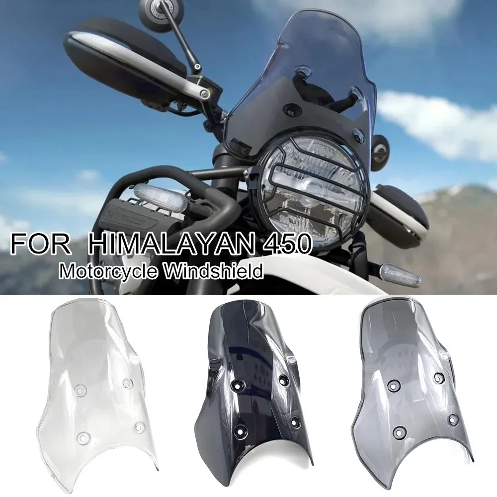 Motorcycle Windshield Windscreen Windproof Wind Screen Deflector For Himalayan 450 Himalayan 452 Himalayan450 2024-2025
Motorcycle Windshield Windscreen Windproof Wind Screen Deflector For Himalayan 450 Himalayan 452 Himalayan450 2024-2025