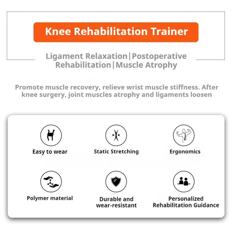 Тренажер для коленного сустава, послеоперационная жесткость, изгиб, выпрямление, полноугольные упражнения, растяжка сухожилий, реабилитация ног
Тренажер для коленного сустава, послеоперационная жесткость, изгиб, выпрямление, полноугольные упражнения, растяжка сухожилий, реабилитация ног