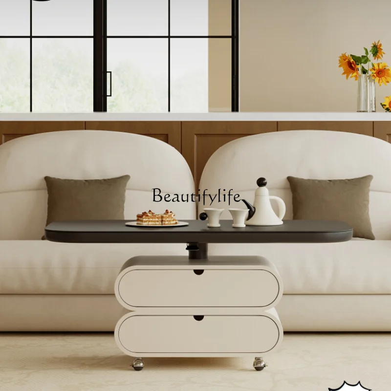 French Retro 2024 New Mobile Black Stone Plate Coffee Table Dining Table Two-in-One Storage Adjustable
French Retro 2024 New Mobile Black Stone Plate Coffee Table Dining Table Two-in-One Storage Adjustable