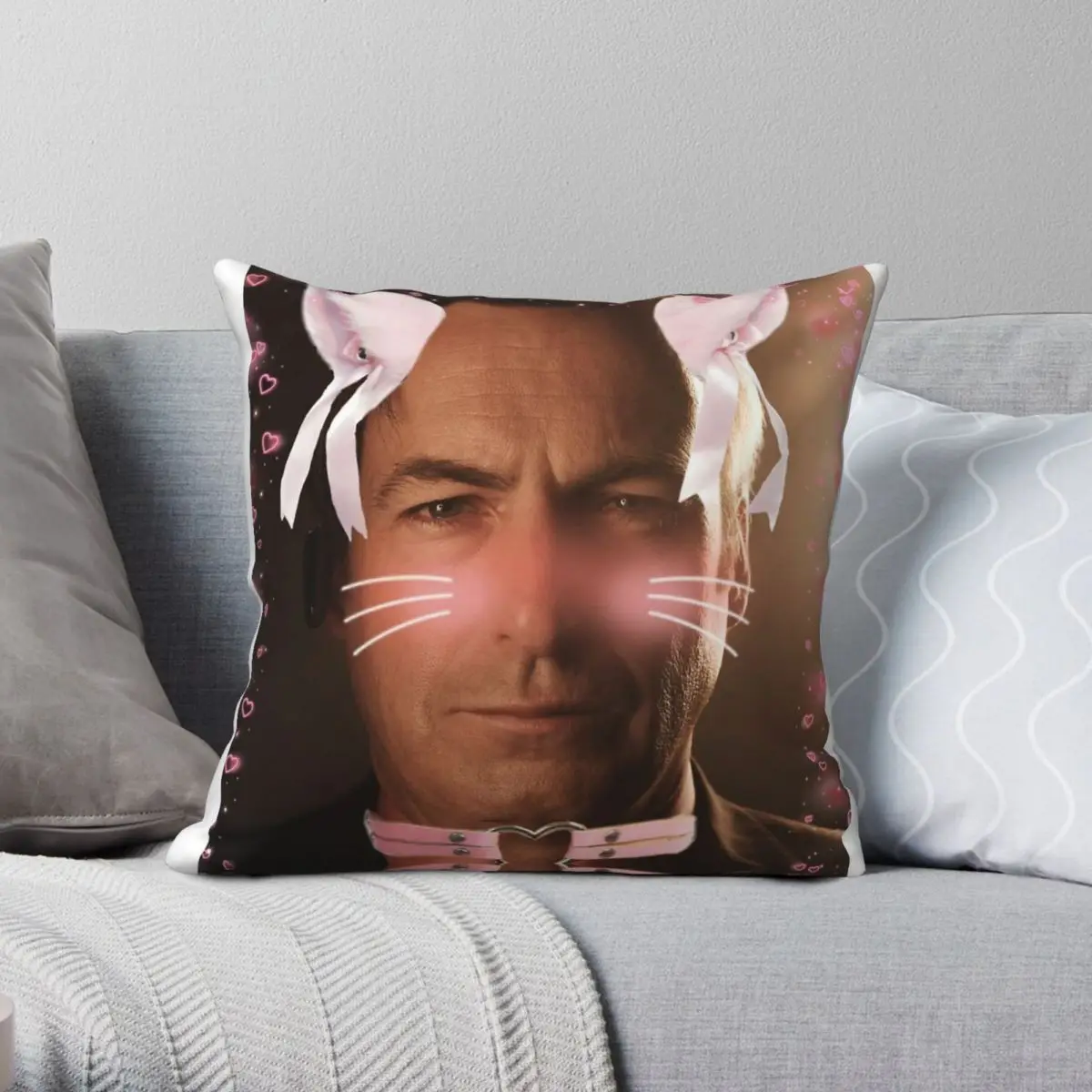 Saul Saul Goodman Catboy Square Pillowcase Polyester Linen Velvet Printed Zip Decor Throw Pillow Case Home Cushion Case 18"
Saul Saul Goodman Catboy Square Pillowcase Polyester Linen Velvet Printed Zip Decor Throw Pillow Case Home Cushion Case 18"