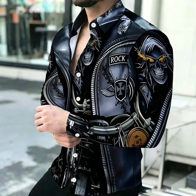2026 New Men's Shirt Personalized Printed Long Sleeve Shirt High Quality Men's Shirt Trendy Men's Business Casual Versatile Top
2026 New Men's Shirt Personalized Printed Long Sleeve Shirt High Quality Men's Shirt Trendy Men's Business Casual Versatile Top