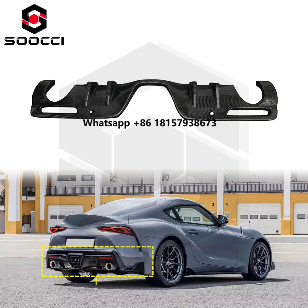 High Quality Carbon Fiber AG Type Rear Diffuser Lip for Supra GR A90 A91 MK5 Rear Bumper Splitter Lip Spoiler Body Kit
High Quality Carbon Fiber AG Type Rear Diffuser Lip for Supra GR A90 A91 MK5 Rear Bumper Splitter Lip Spoiler Body Kit