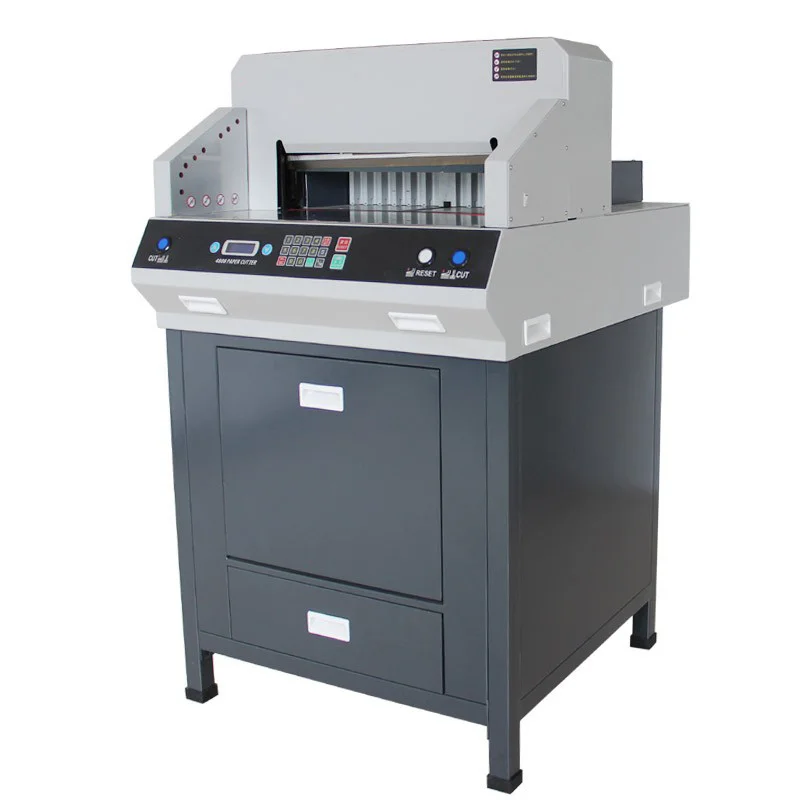 4808HD A3+ A4 480mm Electric Paper Cutting Machine With Delta Motor Automatic Program & Direction Line
4808HD A3+ A4 480mm Electric Paper Cutting Machine With Delta Motor Automatic Program & Direction Line