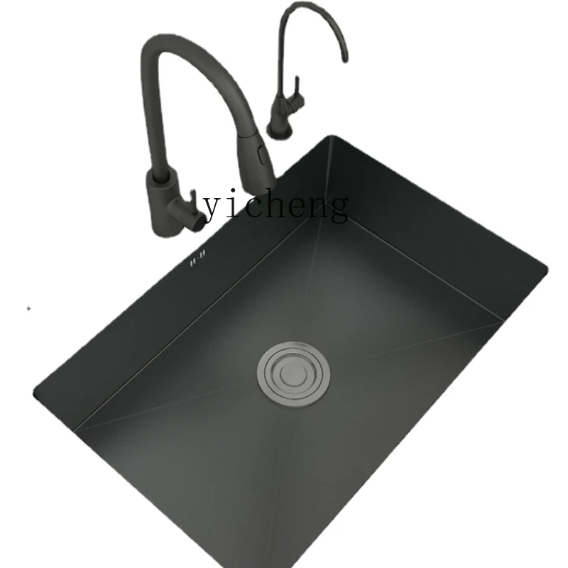 XL Kitchen Sink Stainless Steel Large Single Sink Black Drop-in Sink Scullery Vegetable Washing Sink Basin
XL Kitchen Sink Stainless Steel Large Single Sink Black Drop-in Sink Scullery Vegetable Washing Sink Basin