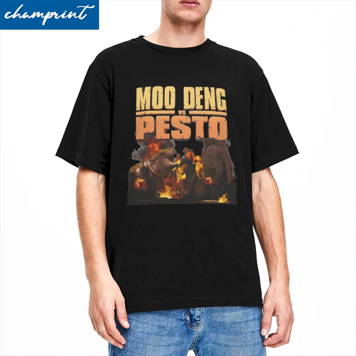 Novelty Pesto Penguin Moo Deng T-Shirts for Men Women Round Neck Pure Cotton T Shirts Animal Short Sleeve Tees Summer Tops
Novelty Pesto Penguin Moo Deng T-Shirts for Men Women Round Neck Pure Cotton T Shirts Animal Short Sleeve Tees Summer Tops