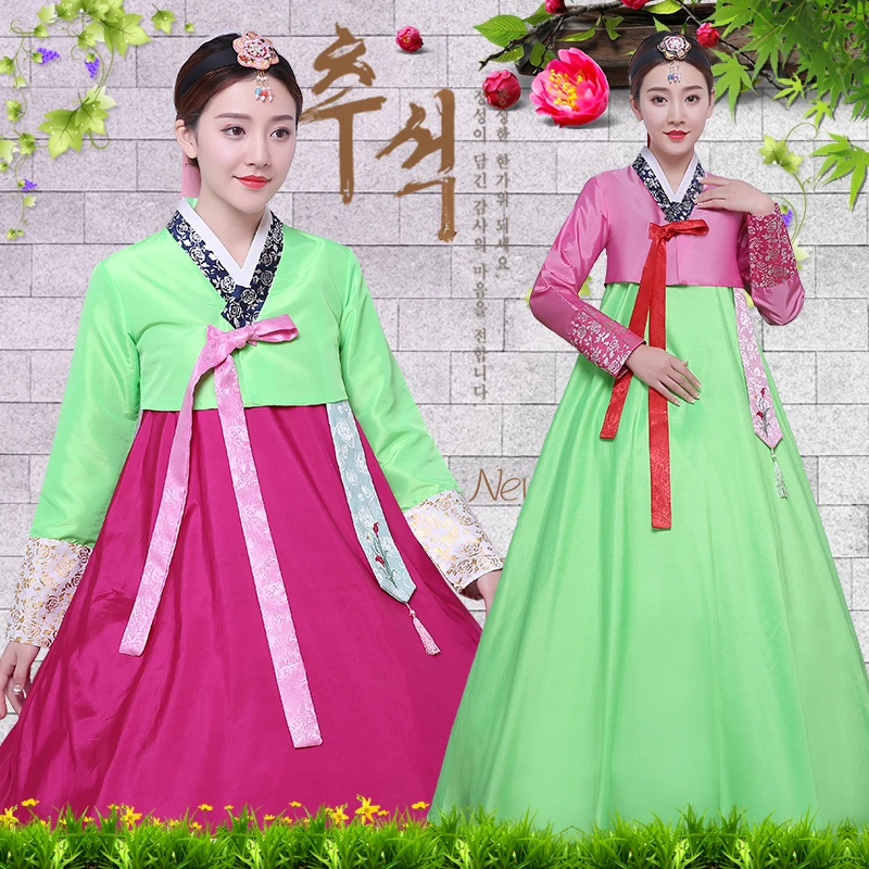 Ханбок для взрослых Dae Jang Geum, традиционный танцевальный костюм, женская одежда корейского этнического меньшинства
Ханбок для взрослых Dae Jang Geum, традиционный танцевальный костюм, женская одежда корейского этнического меньшинства