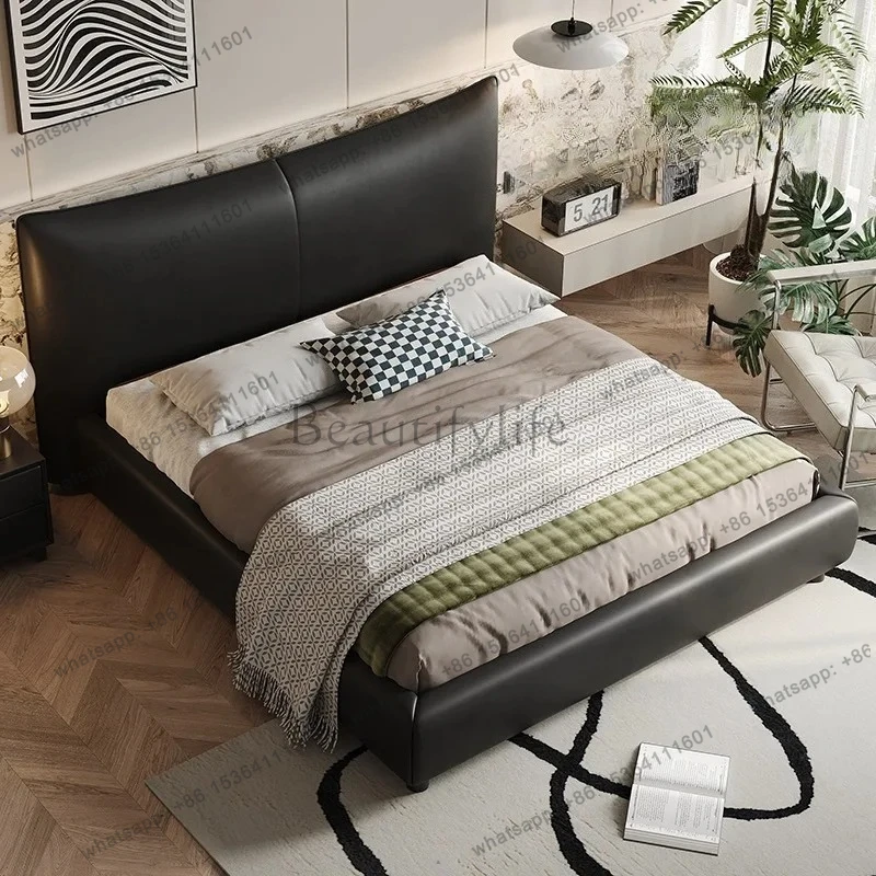 Итальянская минималистичная кровать, простая современная легкая роскошная вилла, главная спальня, двуспальная кровать, свадебная кровать
Итальянская минималистичная кровать, простая современная легкая роскошная вилла, главная спальня, двуспальная кровать, свадебная кровать