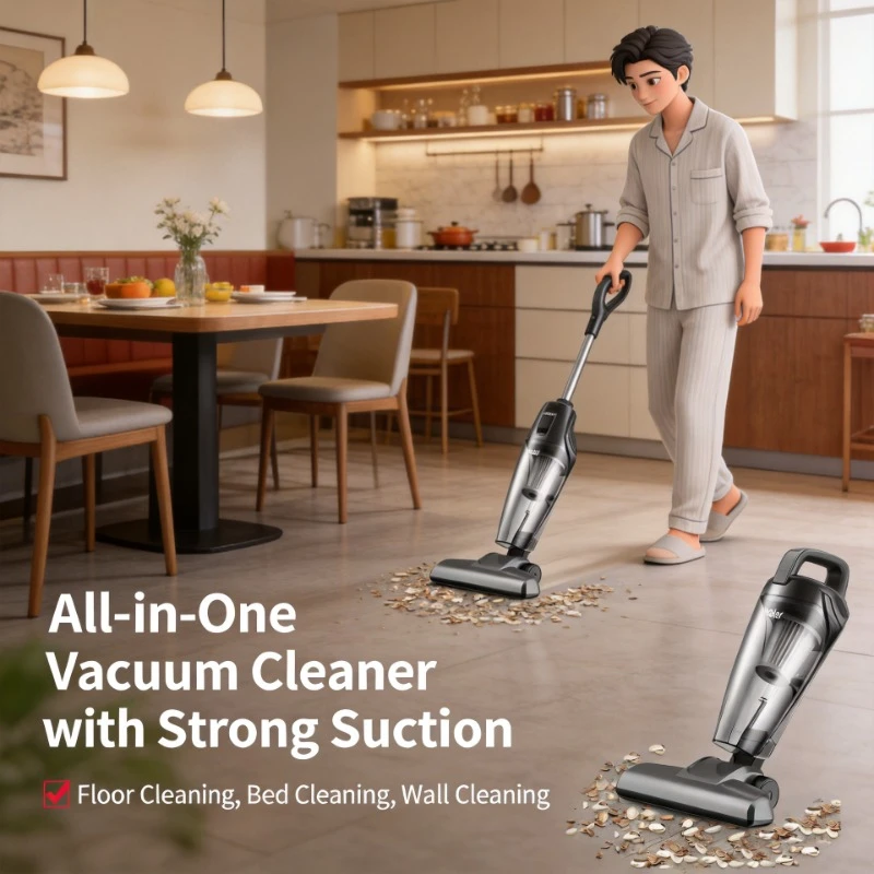 Haier 220V Handheld Vacuum Cleaner Powerful Suction Mite Removal for Carpet Sofa Pet Cat Hair
Haier 220V Handheld Vacuum Cleaner Powerful Suction Mite Removal for Carpet Sofa Pet Cat Hair