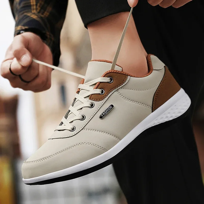Casual sneakers Men’s Leather Shoes Trend Sport Shoes Breathable Men‘s shoes Non-slip Footwear Holiday Shoes Male
Casual sneakers Men’s Leather Shoes Trend Sport Shoes Breathable Men‘s shoes Non-slip Footwear Holiday Shoes Male