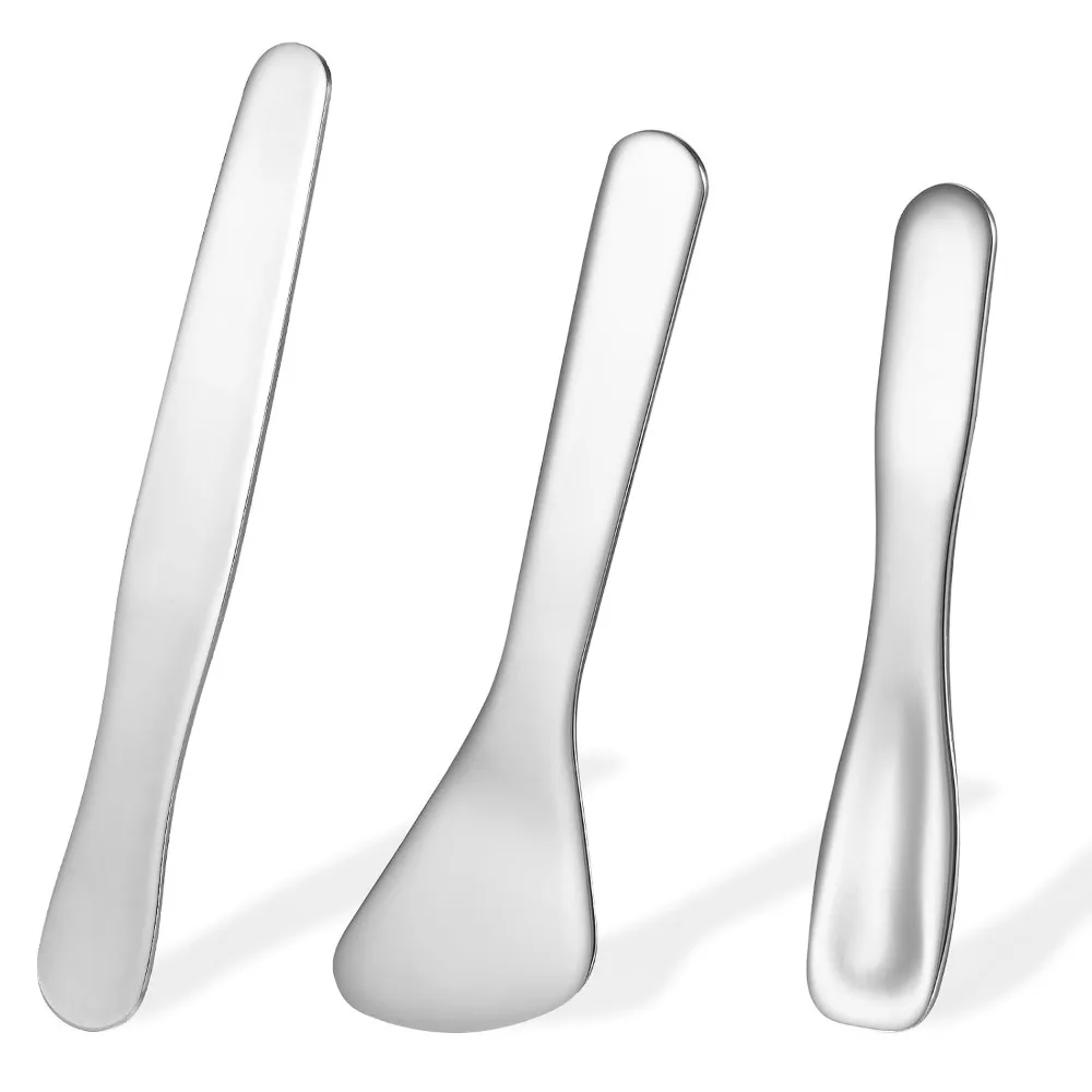3-Piece Mini Metal Spatula Set, Multi-functional Face Beauty Tools for Creams, Eye Creams, and Essences
3-Piece Mini Metal Spatula Set, Multi-functional Face Beauty Tools for Creams, Eye Creams, and Essences