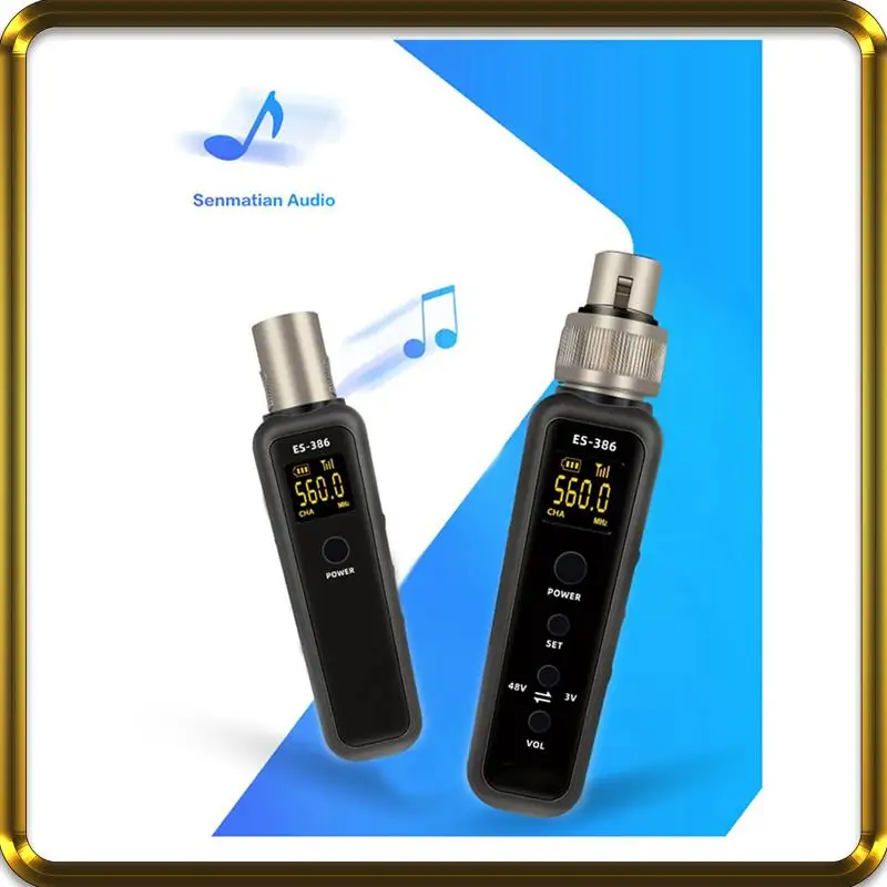 -A95Z 2X Uhf Wireless Microphone Converter Xlr Transmitter Receiver For Microphone Guitar Transmitter Receiver 640-690Mhz
-A95Z 2X Uhf Wireless Microphone Converter Xlr Transmitter Receiver For Microphone Guitar Transmitter Receiver 640-690Mhz