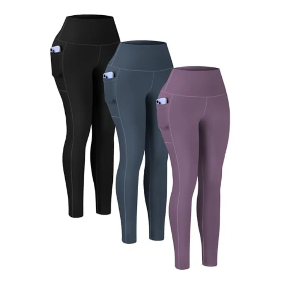 3 Pack Leggings with Pockets for Women High Waisted Tummy Control Workout Leggings Yoga Pants
3 Pack Leggings with Pockets for Women High Waisted Tummy Control Workout Leggings Yoga Pants