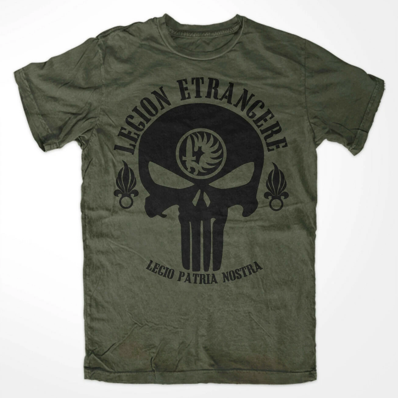 Fremdenlegion Legio Patria Nostra. Legion Etrangere Skull T-Shirt Premium Cotton Short Sleeve O-Neck Mens T Shirt New S-3XL
Fremdenlegion Legio Patria Nostra. Legion Etrangere Skull T-Shirt Premium Cotton Short Sleeve O-Neck Mens T Shirt New S-3XL