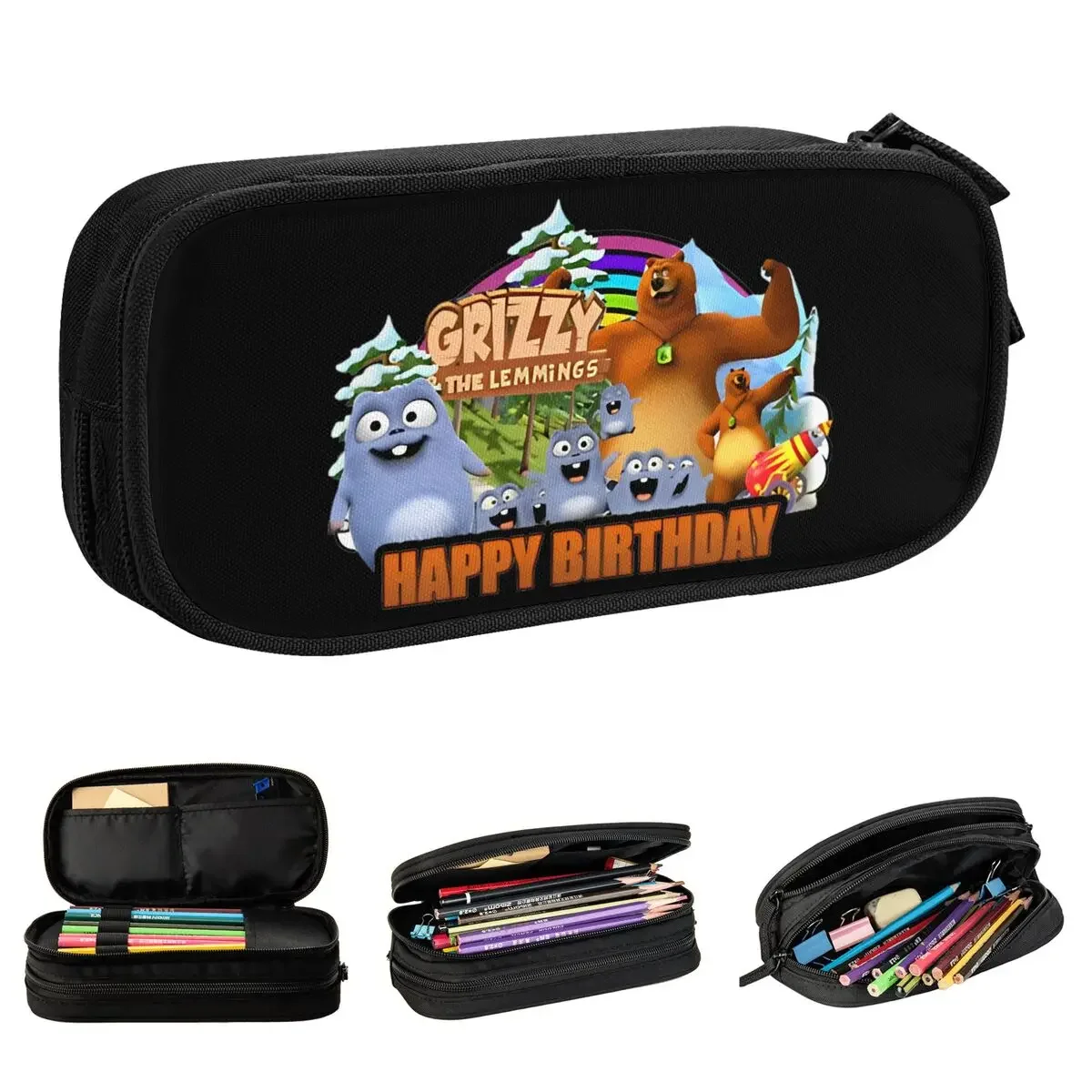 Creative Grizzy Cartoon Anime Pencil Case Pencil Box Pen Kids Large Storage Bags Students School Gifts Stationery
Creative Grizzy Cartoon Anime Pencil Case Pencil Box Pen Kids Large Storage Bags Students School Gifts Stationery