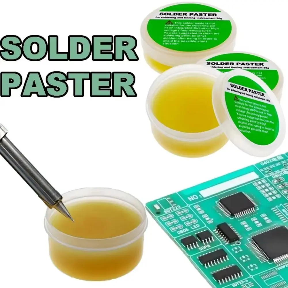 Repair Soldering Paste Reduce Surface Tension Non-Corrosive Flux Rosin Paste Insulation Removal Oxide Film Soldering Rosin Agent
Repair Soldering Paste Reduce Surface Tension Non-Corrosive Flux Rosin Paste Insulation Removal Oxide Film Soldering Rosin Agent