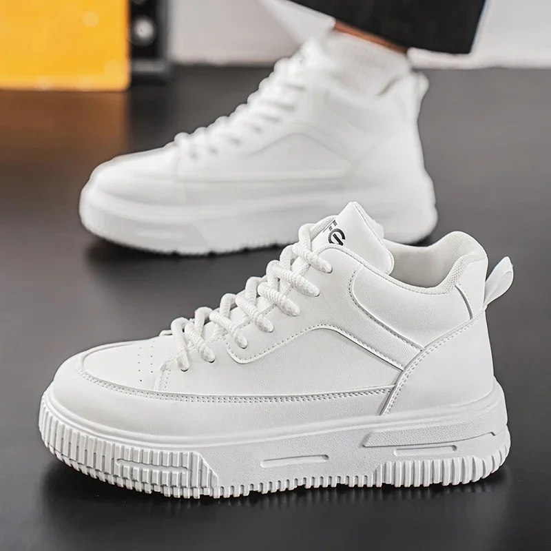 Men Casual Sneakers Lace Up High Quality Outdoor Sneakers 35-46 Platform High Top Skateboard Vulcanized Shoes Tennis Sport Shoes
Men Casual Sneakers Lace Up High Quality Outdoor Sneakers 35-46 Platform High Top Skateboard Vulcanized Shoes Tennis Sport Shoes