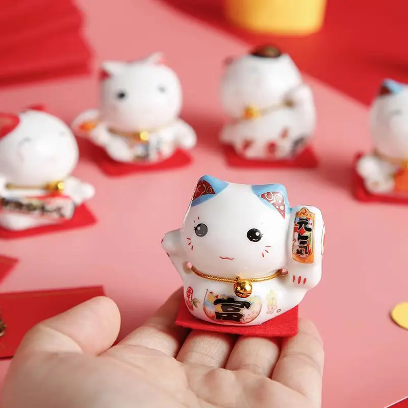 Ceramic Mini Lucky Cat Small Ornament Lucky Ornament Desktop Wine Cabinet Ornament Ornament Valentine's Day Birthday Gift
Ceramic Mini Lucky Cat Small Ornament Lucky Ornament Desktop Wine Cabinet Ornament Ornament Valentine's Day Birthday Gift