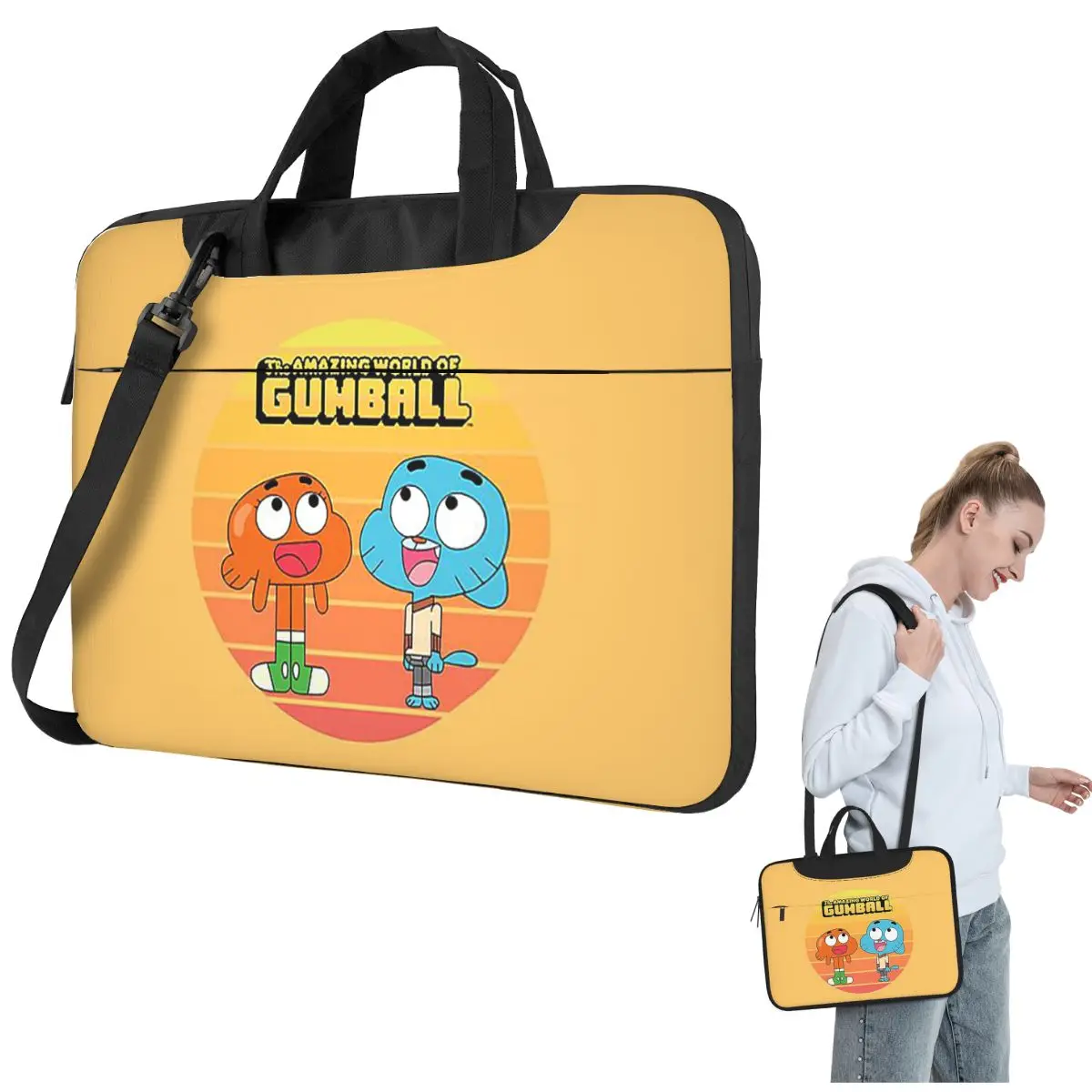 The Amazing World Of Gumball Gumball And Darwin Laptop Bag Shockproof Case Computer Bag 13 14 15.6 Inch Crossbody Notebook Pouch
The Amazing World Of Gumball Gumball And Darwin Laptop Bag Shockproof Case Computer Bag 13 14 15.6 Inch Crossbody Notebook Pouch