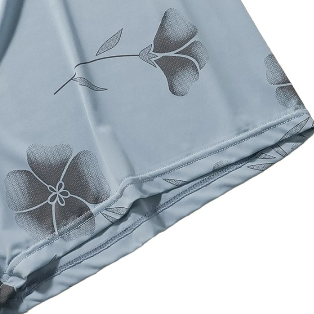 Elastic Waist Men Ice Silk Floral Printed Loose Boxers Underwear Cooling Home Shorts Sleepwear Sleep Bottoms
Elastic Waist Men Ice Silk Floral Printed Loose Boxers Underwear Cooling Home Shorts Sleepwear Sleep Bottoms