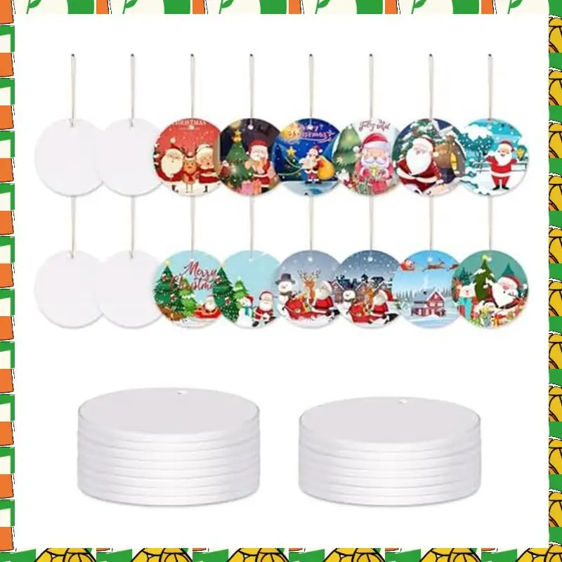 Профессиональный набор сублимационных украшений для термопресса, белые круглые украшения, персонализированные рождественские украшения
Профессиональный набор сублимационных украшений для термопресса, белые круглые украшения, персонализированные рождественские украшения