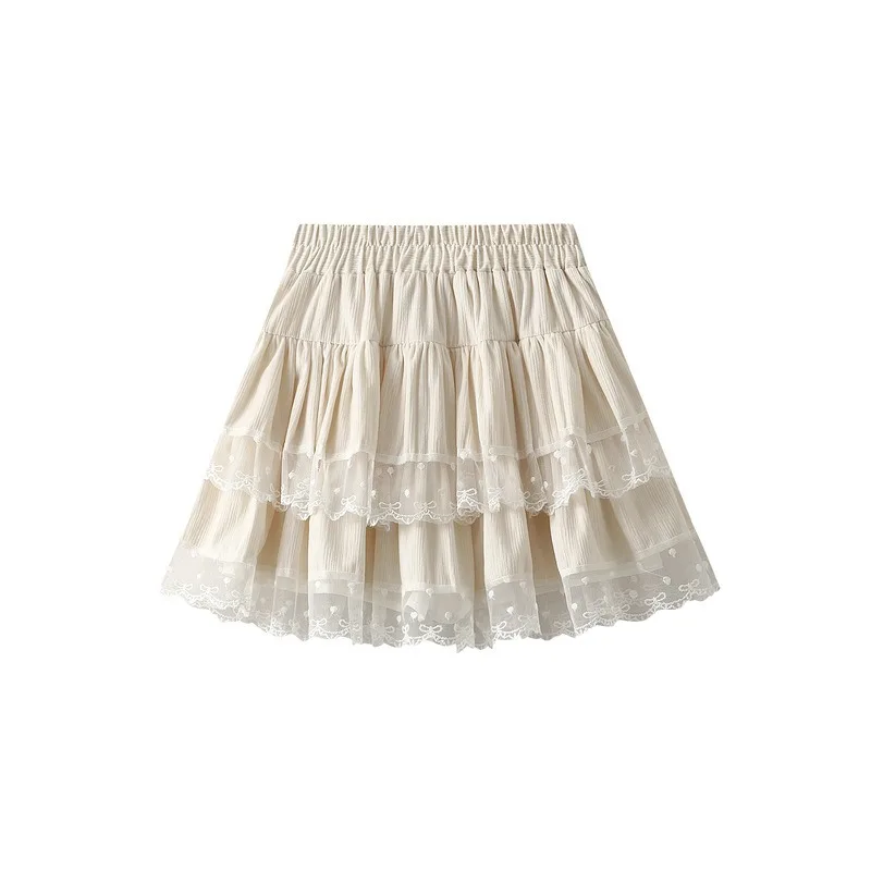 Skinny Lace Mini Puff Cake Summer Woman's Skirts New Casual Loose Elastic high waist Solid Sexy A-line Mesh Skirt Women Clothing
Skinny Lace Mini Puff Cake Summer Woman's Skirts New Casual Loose Elastic high waist Solid Sexy A-line Mesh Skirt Women Clothing