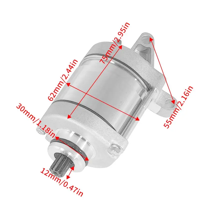 Starter Motor for Yamaha YZ450F 2020-2022 for Yamaha YZ450FX 2019-2023, for Yamaha WR450F 2019-2023 OEM: B3J-81890-00-00
Starter Motor for Yamaha YZ450F 2020-2022 for Yamaha YZ450FX 2019-2023, for Yamaha WR450F 2019-2023 OEM: B3J-81890-00-00