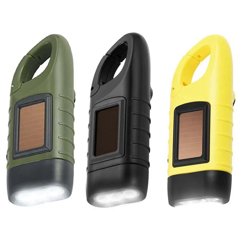 1 Piece Hand Crank Solar Powered Flashlight, Survival Flashlight, Plastic+Electronic Components Torch For Outdoor Sports,A
1 Piece Hand Crank Solar Powered Flashlight, Survival Flashlight, Plastic+Electronic Components Torch For Outdoor Sports,A